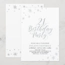 Search for silver 21st birthday invitations Modern