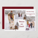 Search for peace holiday cards Rustic