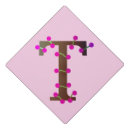 Search for letter graduation cap toppers Alphabet