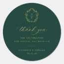 Search for vintage monogram wedding stickers Modern