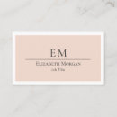 Search for blush and grey business cards Social media