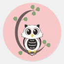Search for owl on branch stickers Animal