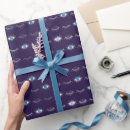 Search for evil wrapping paper Blue