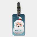 Search for santa claus luggage tags Noel