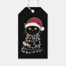 Search for funny cat christmas gift tags Santa