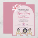 Search for spa bachelorette party invitations Bride