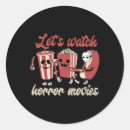 Search for funny horror movie stickers Pumpkin