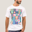 Search for white floral pattern tshirts Background