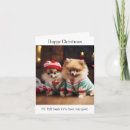 Search for pomeranian christmas cards Dogs