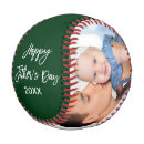 Search for green baseballs Dad