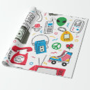 Search for television wrapping paper Pattern