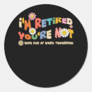 Search for coworkers stickers Retirement