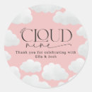Search for pink cloud stickers Baby shower