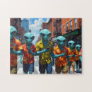 Recherche de ufo puzzles Casse tête alien