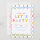 Search for girly birthday invitations Retro