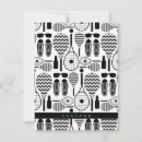 Recherche de joueur tennis cartes postales Noir et blanc