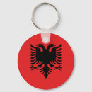 Search for albanian keychains Albania flag