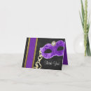 Search for masquerade thank you cards Mardi gras