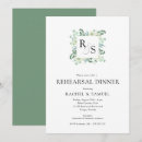 Recherche de greenery répétition dîner invitations Élégant