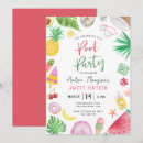 Search for summer pool birthday invitations Trendy