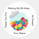 Recherche de gumballs stickers Anniversaire