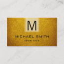 Recherche de texture en cuir cartes visite Monogramme