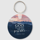 Search for all things are possible keychains Scripture