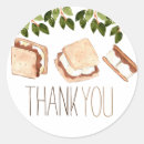 Search for smore thank you stickers Camping