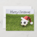 Search for soccer christmas cards Santa