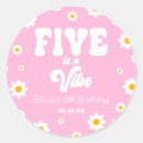 Search for 5th birthday stickers Girl