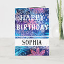 Recherche de impression anniversaire cartes Floral