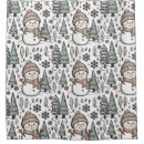 Search for snowman shower curtains Winter
