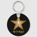 Search for stars pattern keychains White