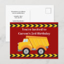 Recherche de dump truck invitations Boy