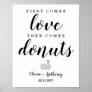 Search for donut wedding signs Reception