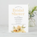 Search for yellow bridal shower invitations Botanical