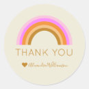 Search for rainbow thank you stickers Simple