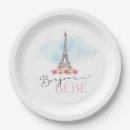Recherche de tour eiffel assiettes Floral