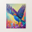 Search for sparrow puzzles Watercolor