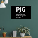 Search for funny pig posters Meat