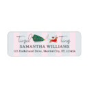 Search for cocktail return address labels Christmas party