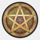 Search for the pentacle stickers Wicca