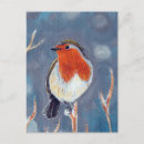 Search for robin painting postcards Snow