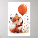 Recherche de renard rouge posters Fleur sauvage