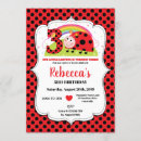 Search for ladybugs birthday invitations Ladybird