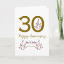 Search for happy 30th anniversary cards 10 20 30 40