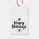 Search for happy holidays gift tags heart
