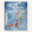 Search for koi fish notebooks Blue