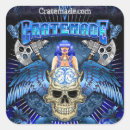 Search for winged skull stickers Design