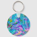 Search for and blue abstract keychains Liquid